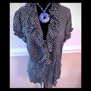 WHBM blouse-size L (necklace not included!)